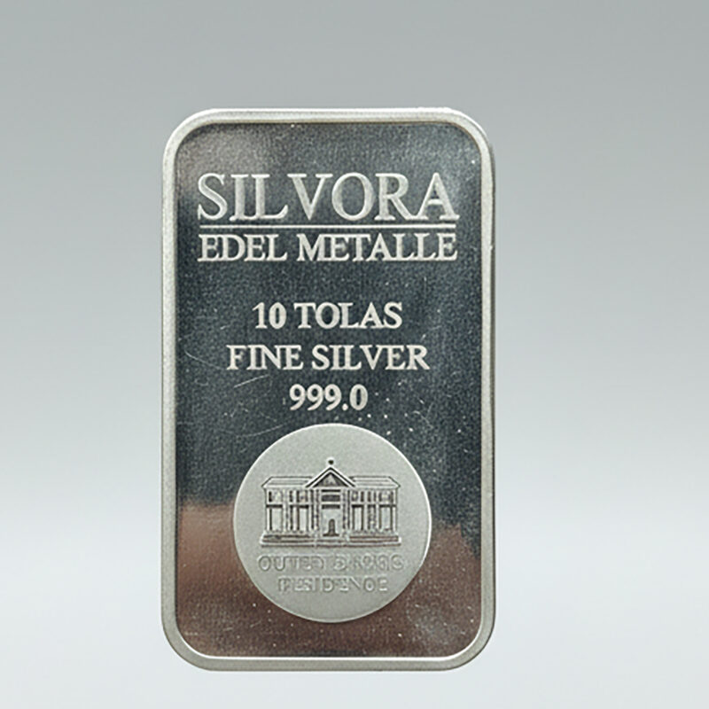 silver bar 10 tolas